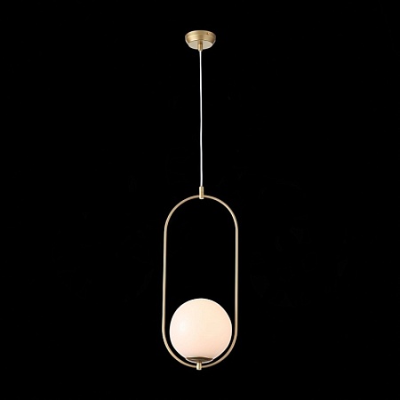 Светильник подвесной ST-Luce Золотистый/Белый E27 1*40W SL1118.203.01 - фото