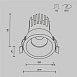 Встраиваемый светильник Technical DL117-15W-2.7K-W - фото