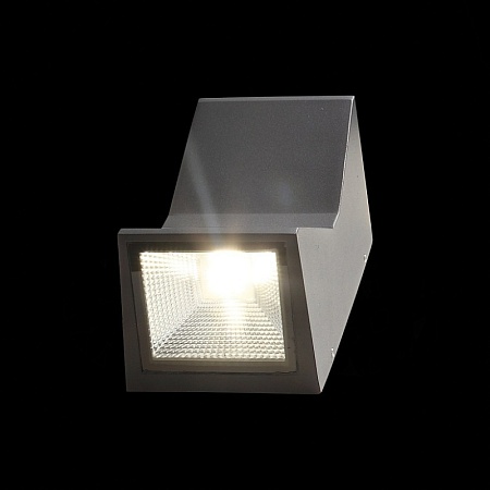 Светильник уличный настенный ST-Luce Черный кварцевый LED 2*7W 4000K SL088.431.02 - фото