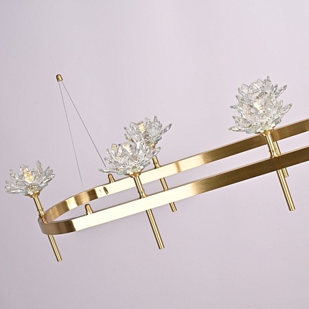 Подвесная Люстра Lotos Long 8 Imperiumloft 140839-26 - фото