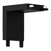 Соединитель угловой поток-стена SKYFLAT ST-Luce Черный ST067.409.14