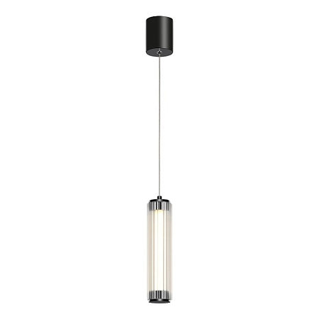 Светильник подвесной ST-Luce Черный/Прозрачный LED 1*8W 4000K SL6224.403.01 - фото