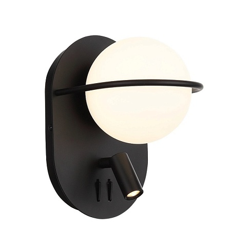 Бра ST-Luce Черный/Белый LED 1+1*8+3W 4000K SL395.411.02 - фото