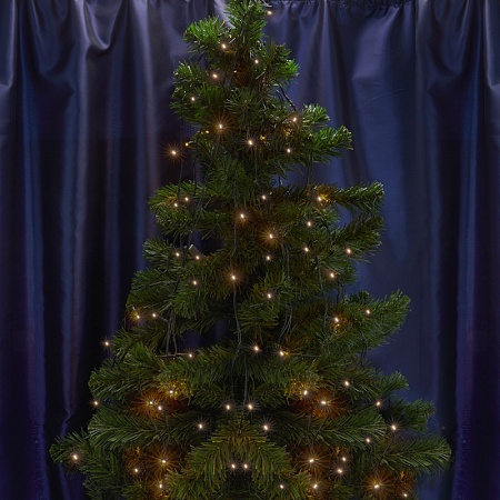 Светодиодная гирлянда Feron CL92 10 веток (5м) + 1,5м  230V 2700К c питанием от сети - фото