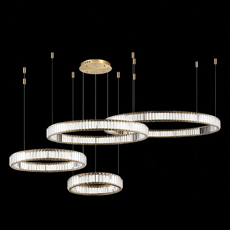 Люстра подвесная ST-Luce Латунь/Прозрачный LED 1*190W 4000K SL1622.303.04 - фото