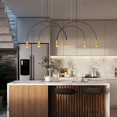 Подвесной Светильник Arc 2 Gold Imperiumloft 189569-26 - фото