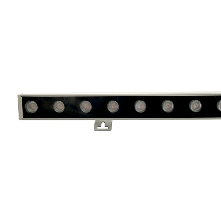 LL-893 Светодиодный линейный прожектор для подсветки стен, красный, 970*40*25mm, 24W DC24V, IP65 - фото