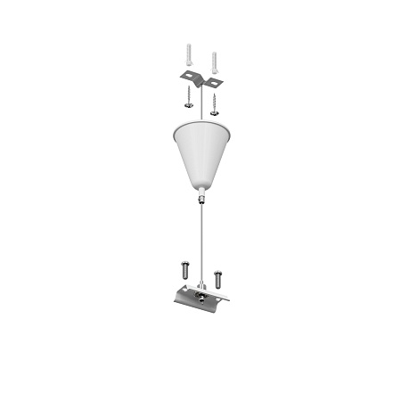 TR1105-WH Подвесная система для треков, 1,5 м, белый - фото