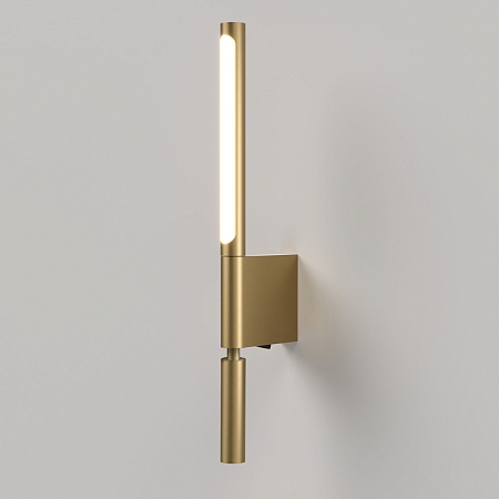 Настенный светодиодный светильник Sarca LED 40111/LED латунь Elektrostandard - фото