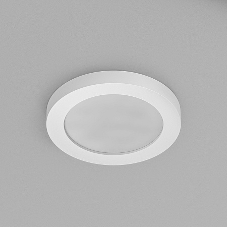 DK3012-WH Встраиваемый светильник влагозащ., IP 44, 50 Вт, GU10, белый, алюминий - фото