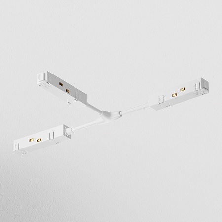 Коннектор питания Т-образный Gravity белый - фото