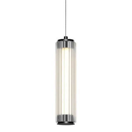 Светильник подвесной ST-Luce Черный/Прозрачный LED 1*8W 4000K SL6224.403.01 - фото