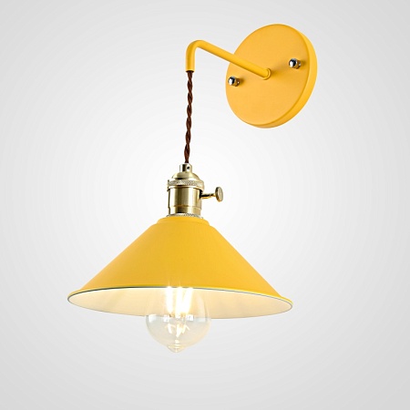 Бра С Подвесным Плафоном Braid Wall Yellow Imperiumloft 181879-26 - фото