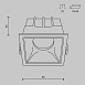 Встраиваемый светильник Technical Alfa LED DL043-01-15W3K-D-SQ-WB - фото