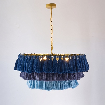 Подвесная Люстра Tassel Синий Imperiumloft 179697-26 - фото