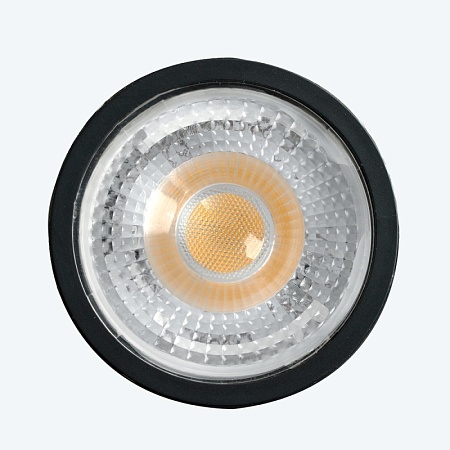 Лампа светодиодная Feron.PRO LB-1607 GU10 7W 175-265V 2700K  в черном корпусе - фото