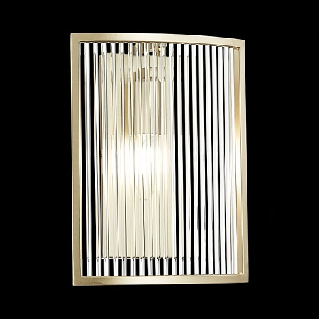 Бра ST-Luce Шампань/Прозрачный, Шампань E14 1*60W SL1234.201.01 - фото