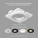 DK3071-WH+BK Встраиваемый светильник, IP 20, 10 Вт, GU5.3, LED, белый/черный, пластик - фото
