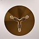 Люстра Rh Utilitaire Disk Triple Pendant Brass Imperiumloft 123646-22 - фото
