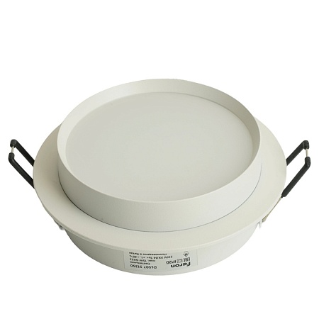 Светильник встраиваемый Feron DL507 потолочный GX53 белый круг - фото