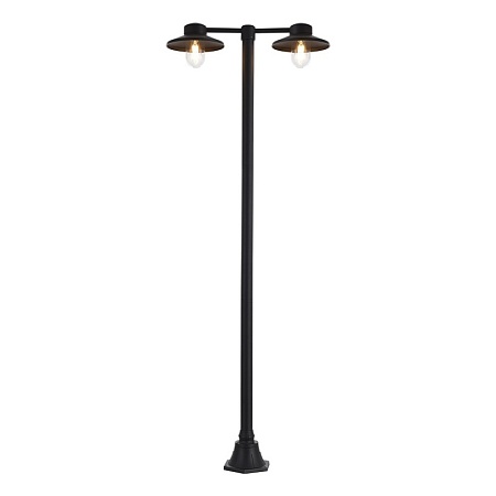 Светильник напольный ST-Luce темно-серый/прозрачный E27 2*60W SL9542.705.02 - фото