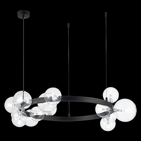 Светильник подвесной ST-Luce Черный/Прозрачный G4 15*5W SL1165.402.15 - фото