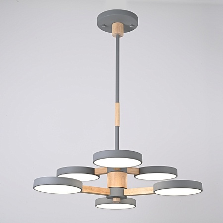 Подвесная Люстра Turna Dbl L6 Gray Imperiumloft 229087-26 - фото