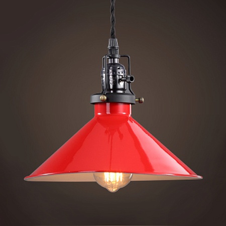 Красный Подвесной Светильник Loft Factory Filament Red Imperiumloft 73572-22 - фото
