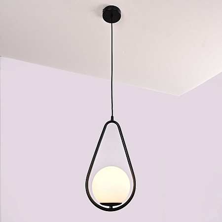 Подвесной Светильник Hoop Drop Black Imperiumloft 213738-26 - фото
