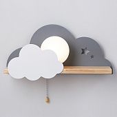 Бра С Полкой Серое Облако Wall Lamp Gray Cloud Imperiumloft 156715-22
