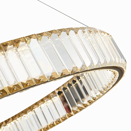 Люстра подвесная ST-Luce Латунь/Прозрачный LED 1*40W 4000K SL1622.363.01 - фото