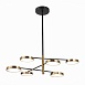 Светильник подвесной ST-Luce Черный/Латунь, Белый LED 6*7,5W 3000K SL1605.413.06 - фото
