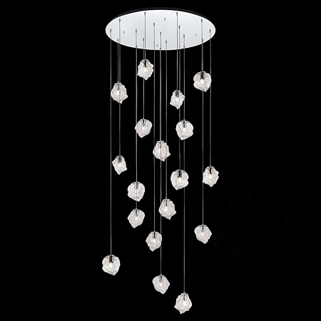 Светильник подвесной ST-Luce Хром/Прозрачный E14 18*40W SL1175.103.18 - фото