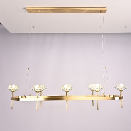 Подвесная Люстра Lotos Long 8 Imperiumloft 140839-26 - фото