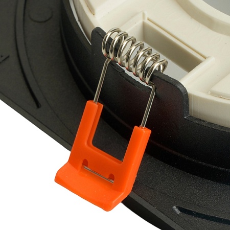 Светильник встраиваемый Feron DL701 потолочный GX70 черный квадрат - фото