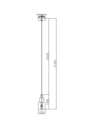 Подвесной светильник Freya FR4006PL-01BS - фото