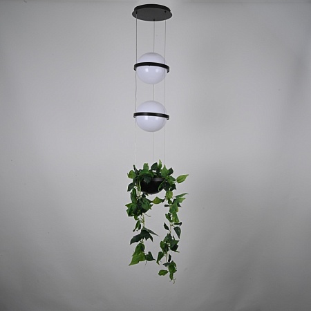 Подвесной Светильник Palma Wall Lamp 2 Шара + 1 Вазон Imperiumloft 168491-22 - фото