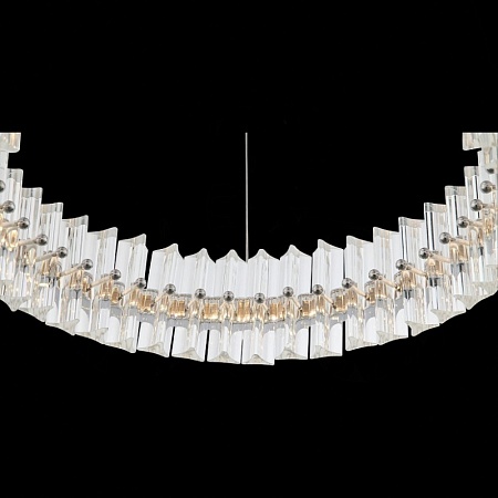 Светильник подвесной ST-Luce Хром/Хром, Прозрачный LED 1*34W 3000K SL383.103.01 - фото