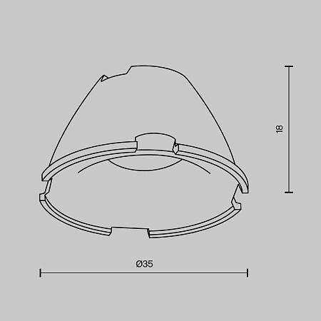 Аксессуар Technical LensD35-18 - фото