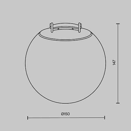 Подвесной светильник Technical Luna TR125B-10W3K-B - фото