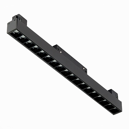 Магнитный трековый светильник Черный LED 1*18W 3000K 1 407Lm Ra>90 36° IP20 L331xW22xH4 ST361.436.18 - фото