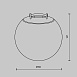 Подвесной светильник Technical Luna TR125B-10W3K-B - фото