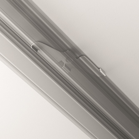 Фиксатор для накладного монтажа Exility белый - фото