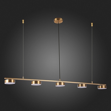 Светильник подвесной ST-Luce Латунь/Латунь LED 5*7W 3000K SL6000.303.05 - фото