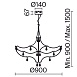 Подвесной светильник Freya FR6138PL-L30BS - фото