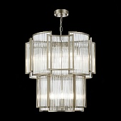 Люстра подвесная ST-Luce Никель/Прозрачный, Никель E14 8*60W SL1234.103.08
