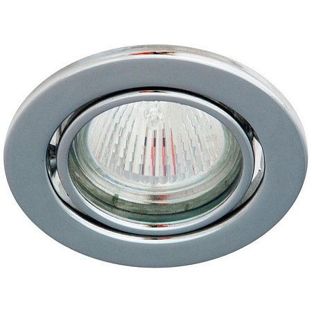 Светильник встраиваемый Feron DL11 потолочный MR16 G5.3 хром - фото