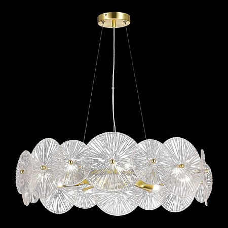 Люстра подвесная ST-Luce Золотистый/Прозрачный E14 8*40W SL1657.203.08 - фото