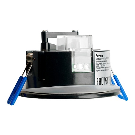 Датчик движения и освещенности 1200W 8m 120°(гориз.) 360°(верт.) чёрный, SEN55, артикул 51577 - фото