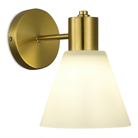 Светильник настенный Латунь/Белый E27 1*60W SLE1561-301-01 - фото